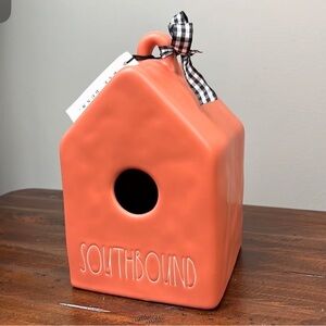 Rae Dunn Artisan Collection Southbound Orange Birdhouse
